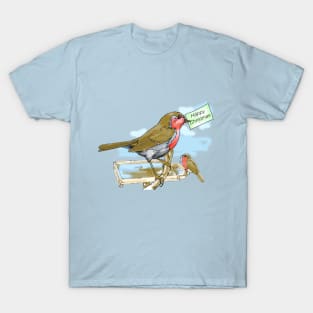 Christmas Robin T-Shirt